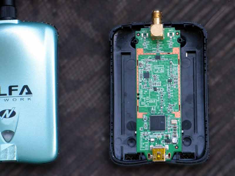 ALFA Long Range USB Adapter (inside).