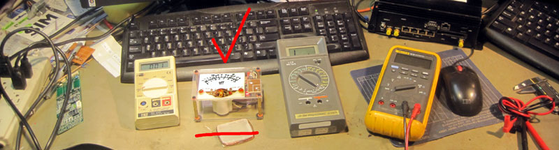 Inductance and capacitance meters.