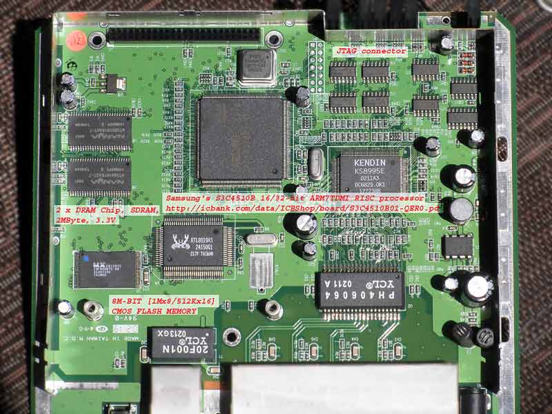 LINKSYS-BEFW11S4 V.2 Main Board w/CPU&NET