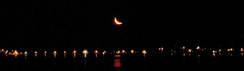 Moon at night.
