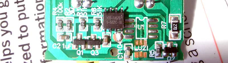 LED Light 3 AAA, microcontroller.